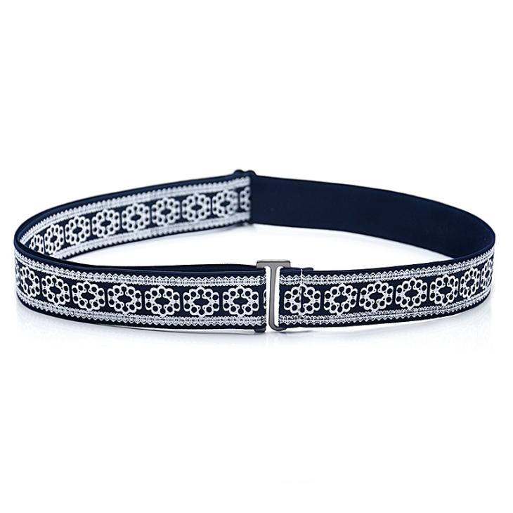 Belts | Mens D-ring belt in Anagram jacquard and calfskin Accessories Belts