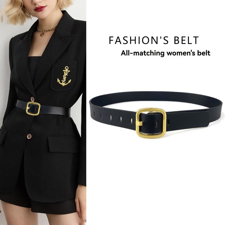 Belts | Womens Rounded soft belt in classic calfskin Accessories Belts