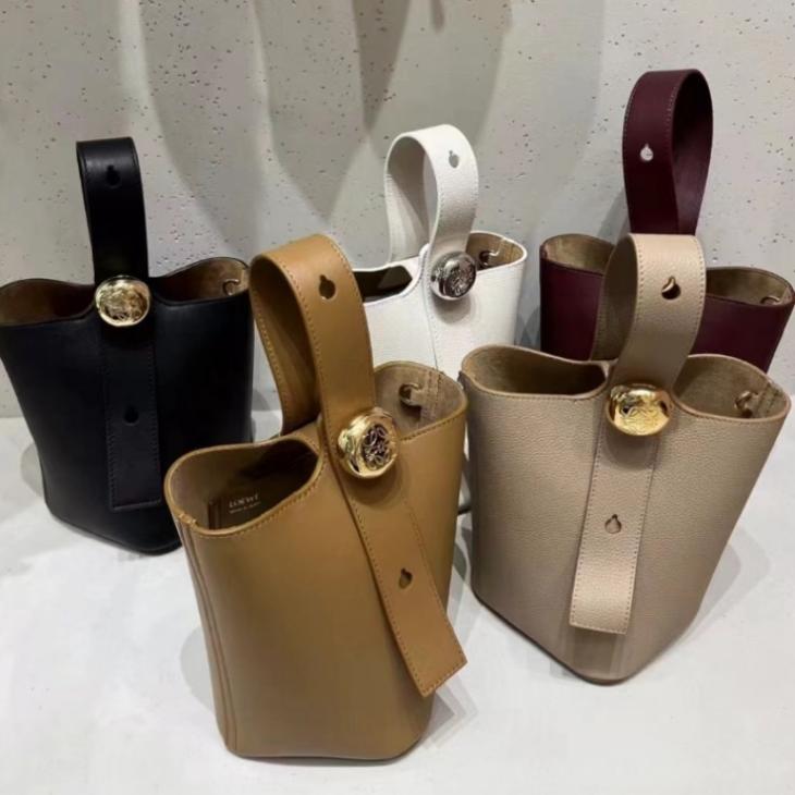 Bucket Bags | Womens Mini Pebble bucket in mellow calfskin Bags Bucket Bags