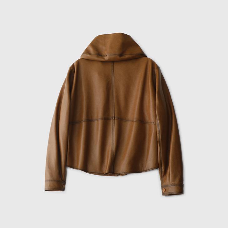 Coats & Outerwear | Mens Hooded jacket in nappa lambskin Clothing Coats & Outerwear