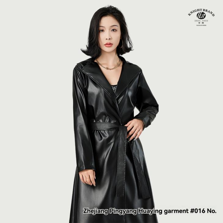 Coats | Womens Chain coat in nappa lambskin Clothing Coats