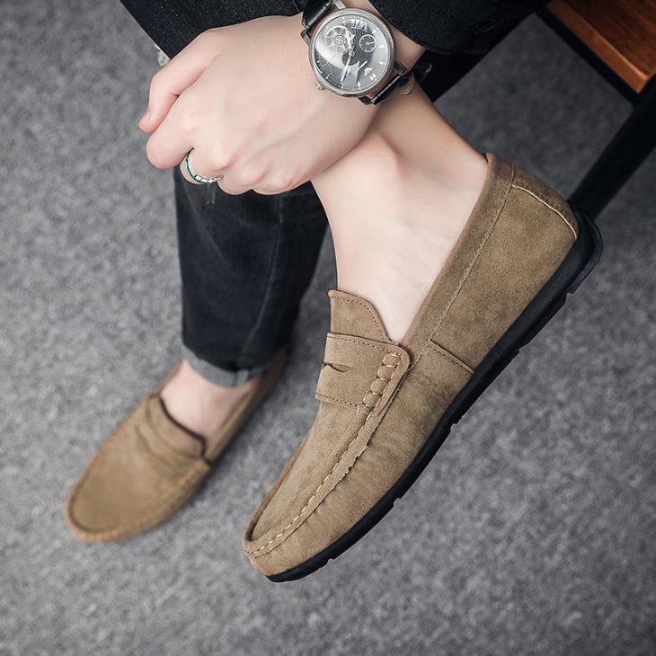 Loafers | Mens Campo loafer in waxed suede calfskin Loafers Loafers