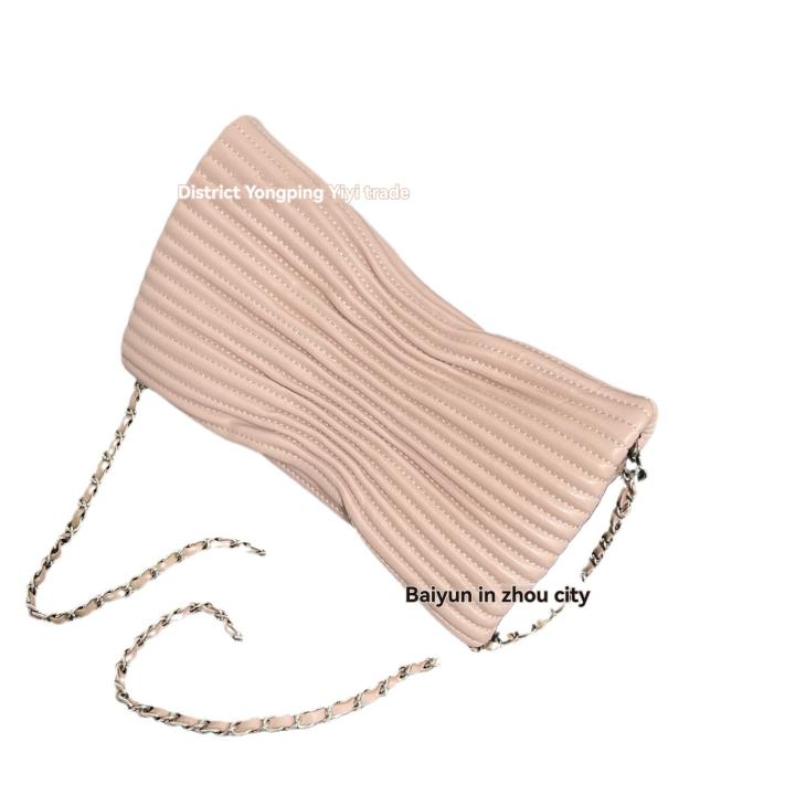 Pouches & Clutches | Womens Bracelet Pouch in pleated nappa Bags Mini Bags