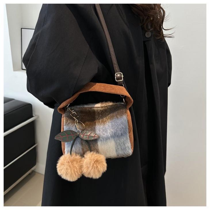 Shoulder Bags | Womens Small Puzzle bag in shearling Bags Shoulder Bags