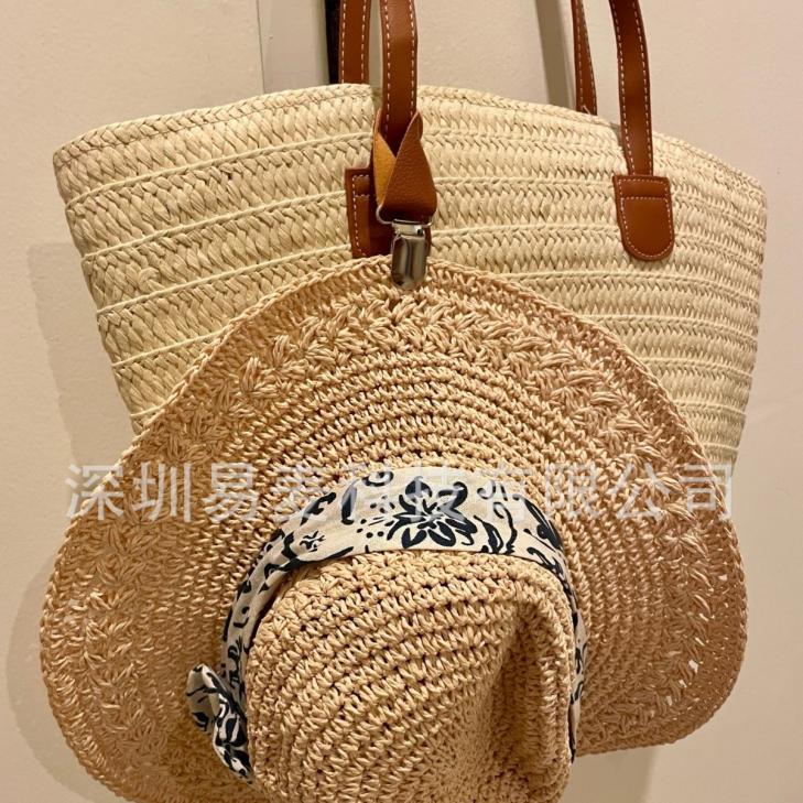 Tote & Top Handle Bags | Womens Petal basket bag in raffia and calfskin Bags Tote & Top Handle Bags