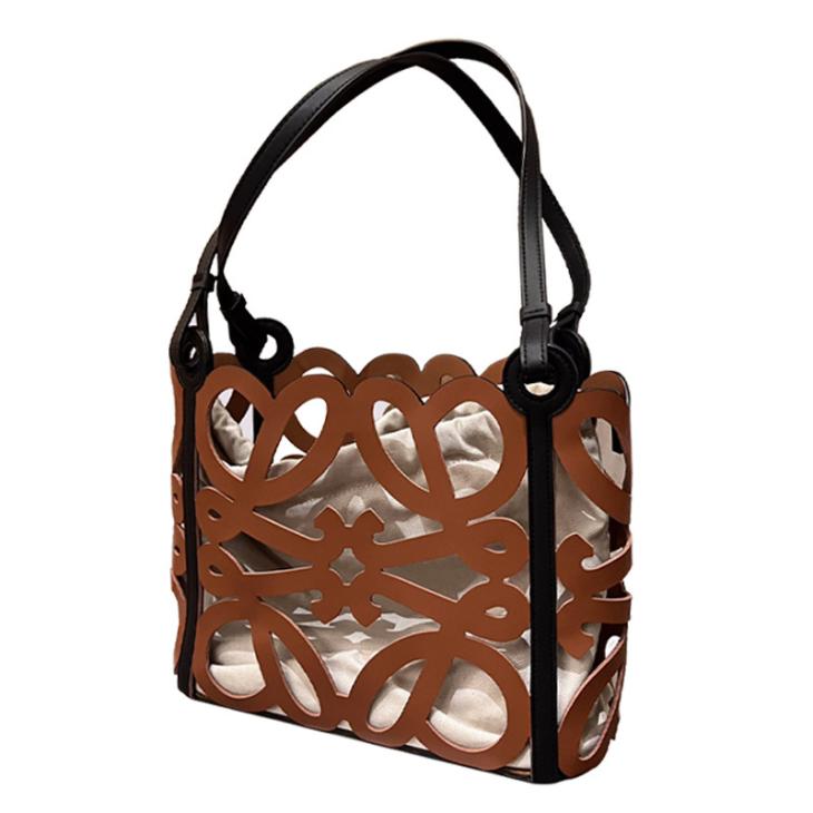 Tote & Top Handle Bags | Womens Small Anagram cut-out tote in calfskin Bags Tote & Top Handle Bags