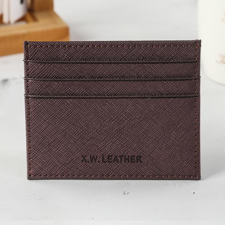 Wallets & Small Leather Goods | Mens Open cardholder in textured classic calfskin Accessories Mens