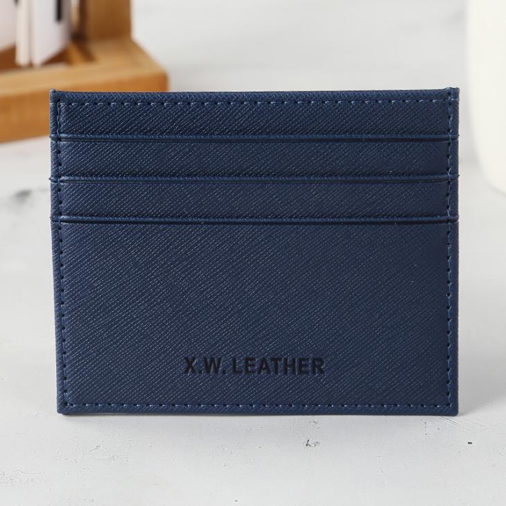 Wallets & Small Leather Goods | Mens Open cardholder in textured classic calfskin Accessories Mens