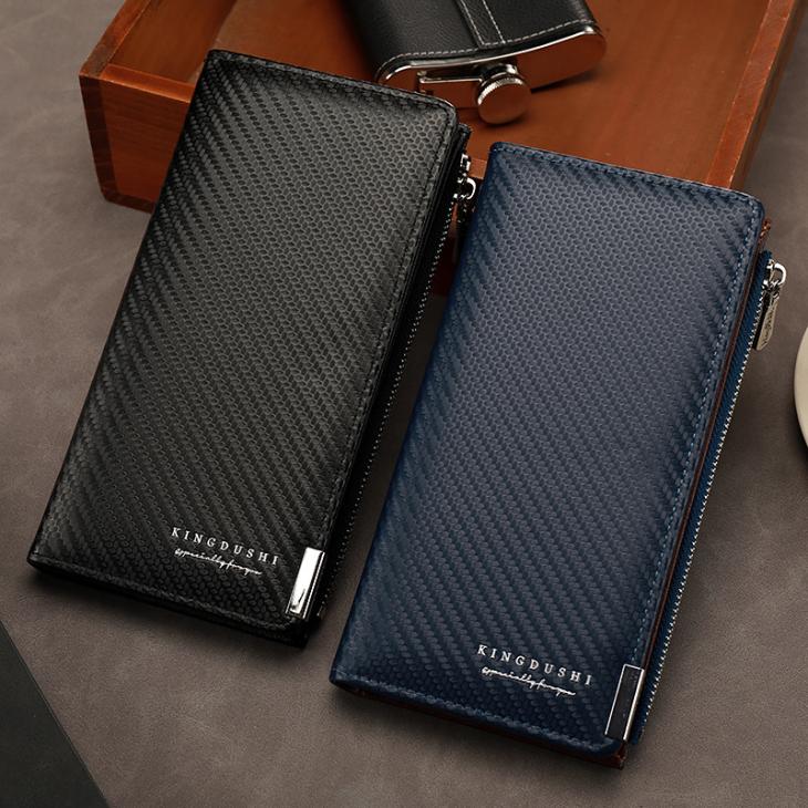 Wallets & Small Leather Goods | Mens Slim compact walllet in textured classic calfskin Accessories Mens