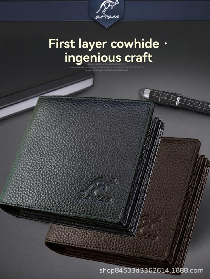 Wallets & Small Leather Goods | Mens Slim compact wallet in soft grained calfskin Accessories Mens