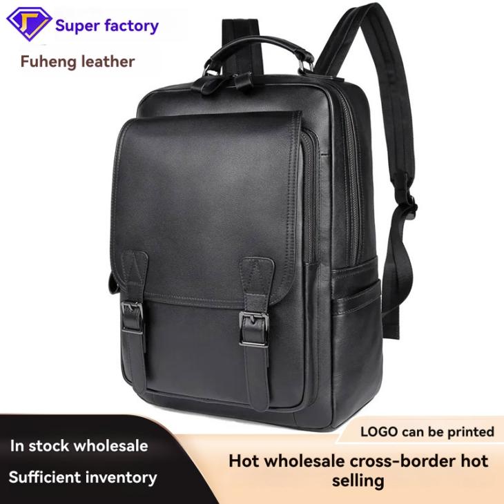 Business Bags | Mens Military backpack in soft grained calfskin Backpacks Backpacks