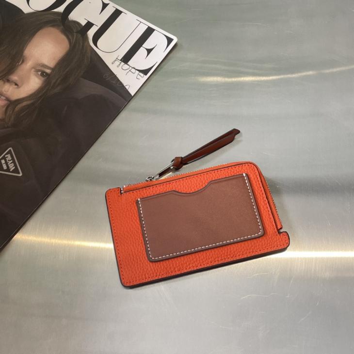 Wallets & Small Leather Goods | Womens Coin cardholder in soft grained calfskin Accessories Wallets & Small Leather Goods